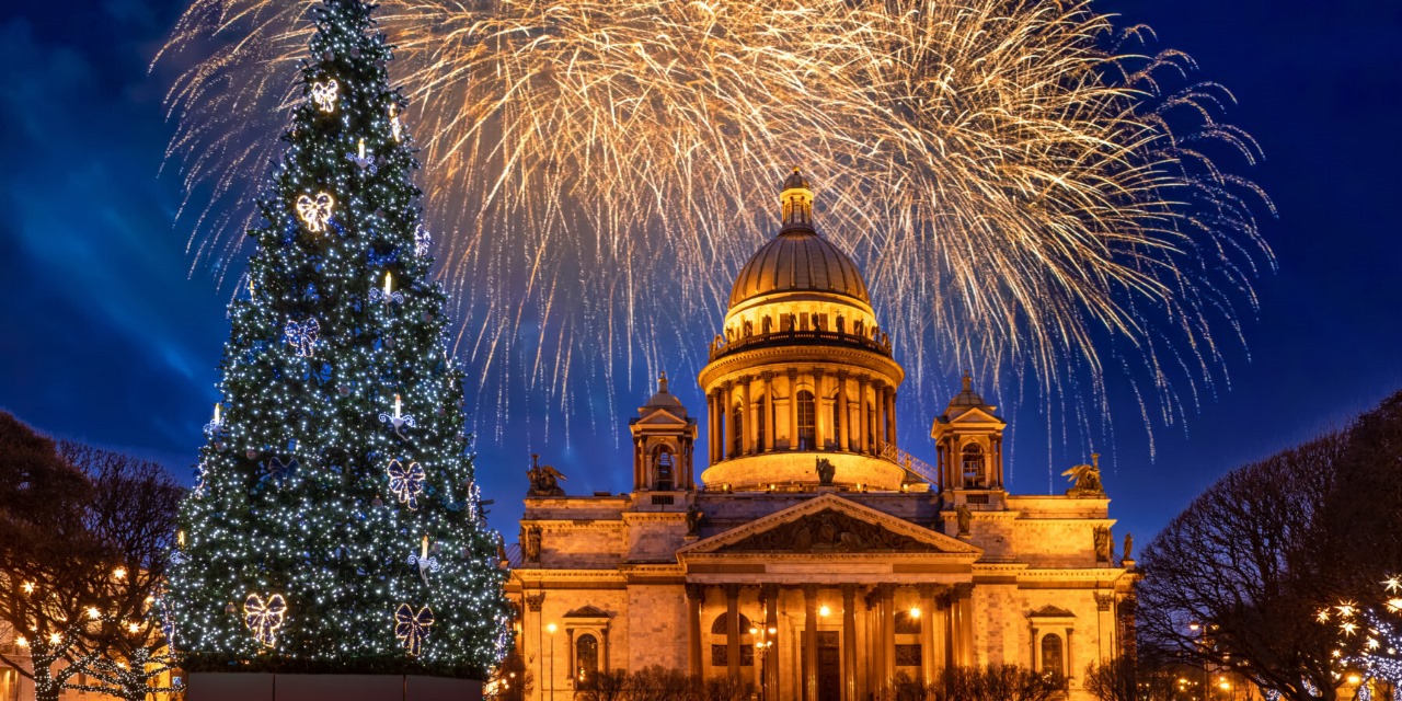 новый год в петербурге